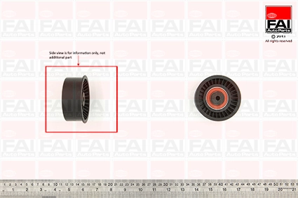 Deflection Pulley/Guide Pulley, timing belt